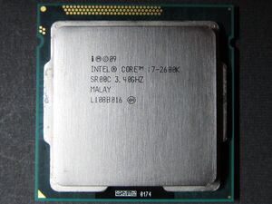 Intel CORE i7-2600K 3.40GHz SR00C Sandy Bridge 中古品 〔送料込〕