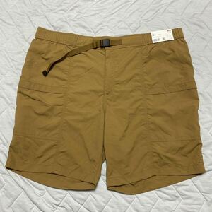 A8C【新品　未使用】UNIQLO ユニクロ ナイロンギアショートパンツ ハーフパンツ 短パン 半パン 4XL ブラウン 軽量 格安 アウトドア レア