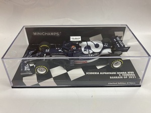 ミニチャンプス 1/43 アルファタウリ ホンダ AT02 F1 バーレーンGP2021 角田 (Minichamps)　新品