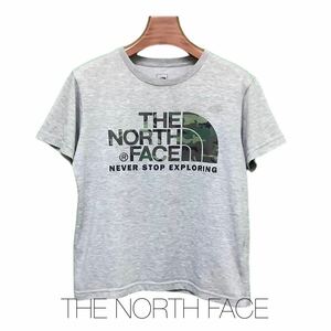 THE NORTH FACE ,ザノースフェイス , ショートスリーブカモフラージュティー, 半袖Tシャツ , グレー ,古着, ゴールドウイン, Sサイズ