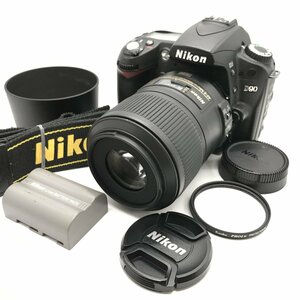 カメラ Nikon D90 / AF-S Micro Nikkor 85mm f3.5 G ED 一眼レフ セット品 ジャンク品 [7946KC]