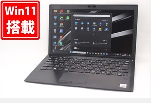 891時間 中古良品 フルHD 13.3型 SONY VAIO VJPG13C11N Windows11 第10世代 i5-1035G1 8GB NVMe 256GB-SSD カメラ 無線 Office付 管:1810m