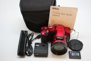 ■ほぼ新品■ Nikon COOLPIX B600 RD ＊23502