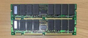 ADTEC 168Pin 128MB 5V EDO DIMM 2枚セット　動作確認品