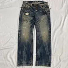 2000s Archive y2k Fade Denim Pants JEANS