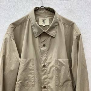 AIGLE エーグル 撥水 アウターシャツ ベージュ size L 75506