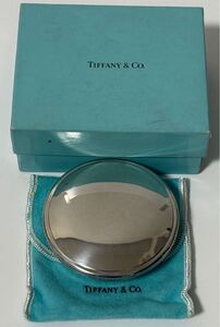 TIFFANY&Co. ティファニー HANDCRAFTED PEWTER ピューター ジュエリーケース 小物入れ 錫製 アクセサリケース 箱 丸型 1円〜