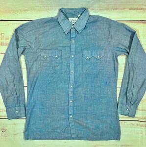 USA直輸入　BonHomme Westerner Western Shirt 古着ウエスタンシャツ USED　Size16-161/2（Lサイズ）