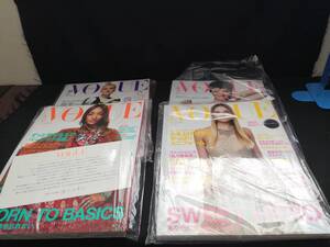 【中古 送料込】まとめ売り『VOGUE　JAPAN　2015.6・9・10 2016.1』 /付録欠品あります　◆N1-121