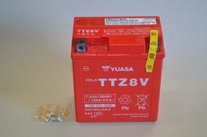 再入荷 台湾 YUASA ユアサ バッテリー TTZ8V 充電済 即使用可能