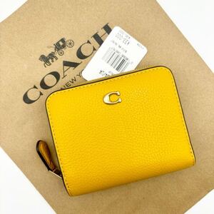 【COACH☆新品】ビルフォールド ウォレット！ポリッシュド ペブル レザー！