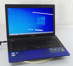 OS有 AC無 15.6インチ ASUS K55A/Core i5-3210M/メモリ8GB/SSD120GB/Windows 10 ノート PC エイスース ブルー R111408H