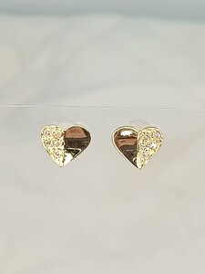 k18yg★天然ダイヤ0.06ct☆ピアス☆16