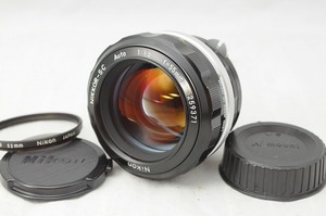 ★極上美品★ニコン Nikon Nikkor-S.C Auto 55mm F1.2 非Ai 大口径 高級 単焦点レンズ Fマウント/#3065