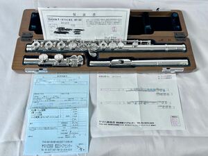 【1円スタート】【音出し可】Pearl パール Maesta F-9701RE OFF-SET #32427 2013年9月購入 2024年5月楽器.タンポ.その他調整済み フルート