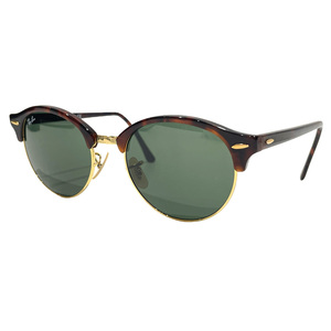 中古AB/使用感小 Ray-Ban レイバン サングラス CLUBROUND RB4246 クラブラウンド コンビ フレーム デミ柄 ユニセックス 20460373