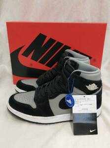 [箱・黒タグ付] NIKE WMNS AIR JORDAN 1 AJ1 SHADOW ウィメンズ ジョーダン スウェード シャドウ シャドー 24cm DZ2523-001 店舗受取可