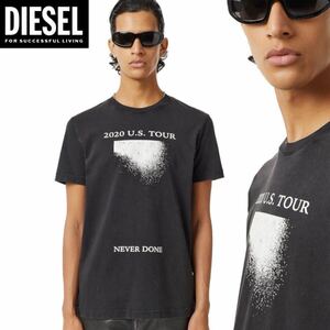 新品 未使用 タグ付き ★定価13,200円 DIESEL ディーゼル メンズ Sサイズ クラックプリント Tシャツ 半袖 ウォッシュ加工 11