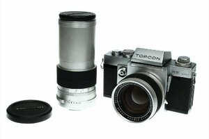 トプコン TOPCON RE SUPER ＋ RE.Auto-Topcor 200mm 1:5.6 ＋ 58mm 1:1.4 レンズ２個セット フィルムカメラ 一眼レフ 動作確認済 3165bz