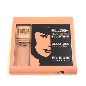 新品 ◆BOURJOIS (ブルジョワ) ブラッシュ デュオ エフェ スキュルトゥール 06 (チーク)◆