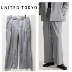 《UNITED TOKYO》新品 ワイドフレアパンツ 2(W82~84)