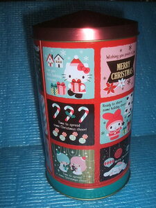 レア！サンリオの缶型クリスマスオルゴール付き小物入れ　　ハローキティ　マイメロディ　ポムポムプリン　シナモンロール