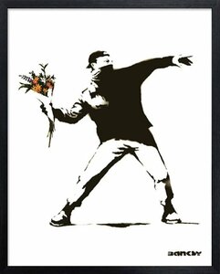 平和に花束を Molotov バンクシー(Banksy) (アート) M-22-PIGE