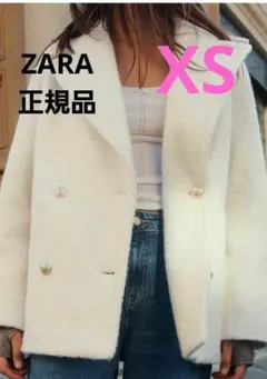 ZARA ダブルブレスト　ブークレコート　XS　今期　正規品　完売品