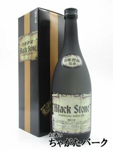 秋田県醗酵工業 ブラックストーン ５年貯蔵 酒粕焼酎 41度 720ml