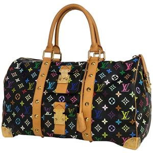 ルイ・ヴィトン Louis Vuitton キーポル 45 ボストンバッグ モノグラムマルチカラー ノワール(ブラック) M92640 レディース 中古