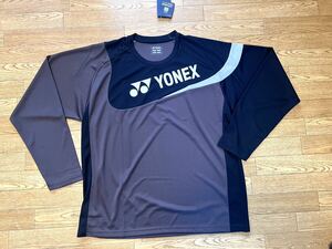 【送料込】新製品 YONEX ユニロングスリーブＴシャツ 16729Y チョコレート O LL XL UNISEX 男女兼用 2024秋冬数量限定