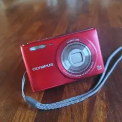 超美品 オリンパス Olympus Stylus VG-180 ワインレッド