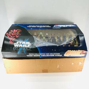 □中古品□ PEPSI ペプシ ボトルキャップ スターウォーズ EP1 エピソード1 コレクションステージ 箱付き 現状品