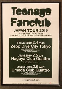 POSTER/ TEENAGE FANCLUB ティーンエイジ・ファンクラブ 来日公演ポスター B2サイズ (n732) 