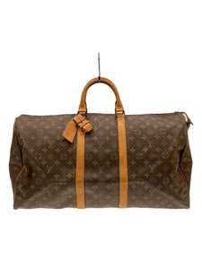 LOUIS VUITTON◆キーポル55_モノグラム・キャンバス_BRW/PVC/BRW