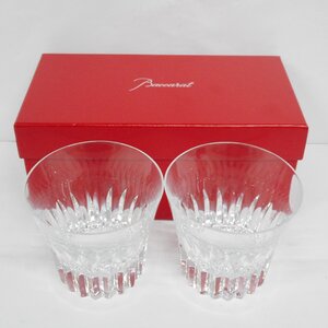 ID898 Baccarat 2815965 バカラ ロックグラス タンブラー 2客 グラス ペア 良品