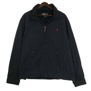 00年代 Polo by Ralph Lauren ポロ ラルフローレン スイングトップ ネイビー (メンズ XXL) 中古 古着 A1345