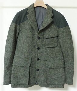 Nigel Cabourn AUTHENTIC ナイジェルケーボン 英国製 Harris Tweed ハリスツイード MALLORY JACKET マロリー ジャケット 46