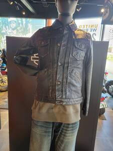 【ハーレーダビッドソン】JACKET-DIGGER　98036-19VM/000S　メンズレザージャケットＳサイズ　★店頭展示品/新品同様商品★　