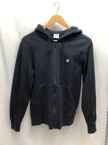 Champion スウェット ジップアップ パーカー レディース M ネイビー フーディ チャンピオン 24111503