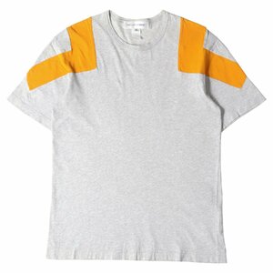 COMME des GARCONS コムデギャルソン Tシャツ サイズ:M 切替デザイン クルーネック Tシャツ W17094 SHIRT 09AW グレー アーカイブ