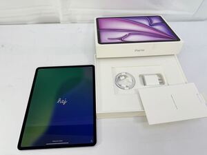 Apple iPad Air 13インチ M2 128GB Wi-Fiモデル パープル MV2C3J/A A2898 中古品 限定保証期間内