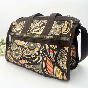 【美品】LeSportsac レスポートサック 2way ボストンバッグ