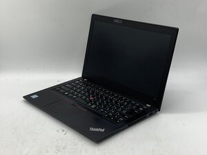 【ハード王】1円～/ノート/Lenovo ThinkPad X280 20KES3KF00/Corei5-8250U/8GB/ストレージ無/6704-S