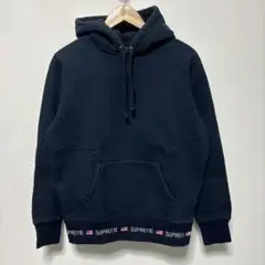 15AW SUPREME 15AW Logo Rib Hooded Sweat