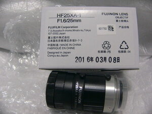 ★新品★ FUJINON HF25XA-1 25mm F1.6 Cマウントレンズ 3M画素対応高品質 複数有