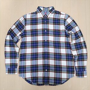 Supreme Tartan Plaid Shirt Whlte Mサイズ 中古 シュプリーム タータン プレイド シャツ ホワイト ブルー マルチ レア