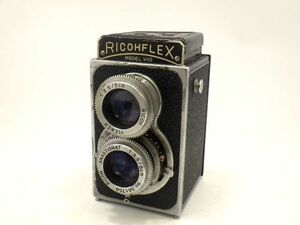 x4J143R- RICOHFLEX リコーフレックス MODEL VIIS 1:3.5 / 8cm 二眼レフ フィルムカメラ レトロ ジャンク品