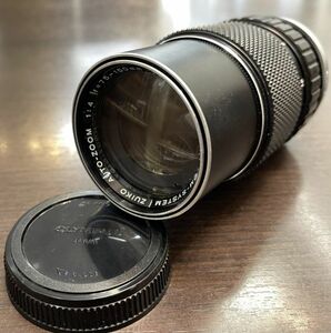 AS0429-J05 ジャンク OLYMPUSオリンパス OM-SYSTEM ZUIKO AUTO-ZOOM 1:4 f=75-150mm ズームレンズ カメラレンズ 同梱不可