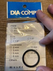 DIA-COMPE ダイアコンペ SPACER 1インチ 2mm(1個)